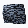 Men's swim boxer trunks Speedo Print Beachstar Square Leg Anthracite/Coin Grey 7