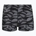 Men's swim boxer trunks Speedo Print Beachstar Square Leg Anthracite/Coin Grey 5