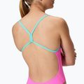 Women's one-piece swimsuit Speedo FL Solid V-Back 2.0 neon flamingo 4