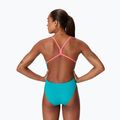 Women's one-piece swimsuit Speedo FL Solid V-Back 2.0 mayan blue 2