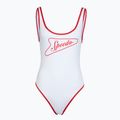 Women's one-piece swimsuit Speedo Solid Bound Scoop high risk red/bright white