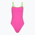 Women's one-piece swimsuit Speedo Solid Tri neon flamingo