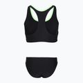 Women's two-piece swimsuit Speedo Placement Raceback 2pc anthracite/clover 2