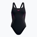 Ladies' one-piece swimsuit Speedo Placement Muscleback anthracite/clover 6