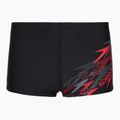Boys' swim boxers Speedo Medley Logo Aquashort Anthracite/Hrr