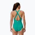 Women's one-piece swimsuit Speedo Solid Scoop Neck peacock teal 2