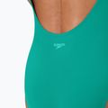 Women's one-piece swimsuit Speedo Solid High Neck peacock teal 5