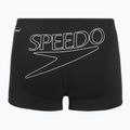 Men's swim boxers Speedo Endurance+ Logo Aquashort anthracite 2