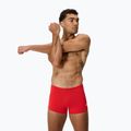 Men's swim boxer trunks Speedo Endurance+ Logo Aquashort high risk red