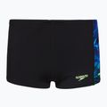 Boys' swim boxers Speedo Digital Panel Aquashort Anthracite/Clover