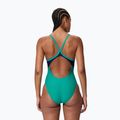 Women's one-piece swimsuit Speedo Solid Racerback peacock teal/peacoat 2