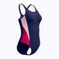 Ladies' one-piece swimsuit Speedo Colourblock 2.0 peacoat/pink 8