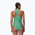 Women's one-piece swimsuit Speedo Ocean Flex Zip fortune green/pale clover 2
