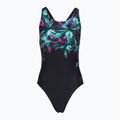Ladies' one-piece swimsuit Speedo FL Placement Printed Powerback firework burst/black