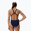 Women's one-piece swimsuit Speedo Placement Printed Leaderback pixel pool/navy 2