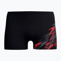 Men's swim boxer trunks Speedo Medley Logo Aquashort anthracite/hrr