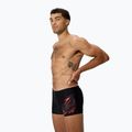 Men's swim boxer trunks Speedo Medley Logo Aquashort anthracite/hrr 4