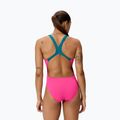 Women's one-piece swimsuit Speedo Solid Powerback punchy pink 2