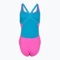 Women's one-piece swimsuit Speedo Solid Powerback neon flamingo 2