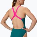 Women's one-piece swimsuit Speedo Solid Powerback peacock 4