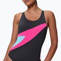 Women's one-piece swimsuit Speedo Hyperboom Butterfly Back anthracite/margarita pink 4