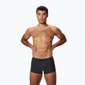 Men's swim boxers Speedo Hyperboom Aquashort anthracite/high risk red