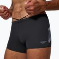 Men's swim boxers Speedo Hyperboom Aquashort anthracite/coin grey 4