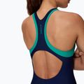 Women's one-piece swimsuit Speedo Colorblock Racerback peacoat/peacock teal 4