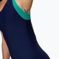 Women's one-piece swimsuit Speedo Colorblock Racerback peacoat/peacock teal 5