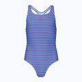 Children's one-piece swimsuit Speedo Stripe Print Medalist periwinkle blue