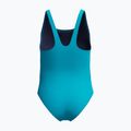 Children's one-piece swimsuit Speedo Hyperboom Butterfly Back mayan blue/margarita pink 2