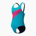 Children's one-piece swimsuit Speedo Hyperboom Butterfly Back mayan blue/margarita pink 3