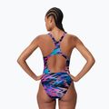 Women's one-piece swimsuit Speedo Hyperboom Print Medalist anthracite 2