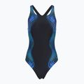 Ladies' one-piece swimsuit Speedo Print Medalist anthracite