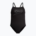 Children's one-piece swimsuit Speedo Endurance+ Logo Thinstrap anthracite