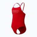 Children's one-piece swimsuit Speedo Endurance+ Logo Thinstrap high risk red 3
