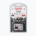 Mouthguard Opro Platinum black/white/red 2