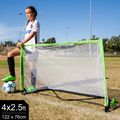 QuickPlay Pop Up football goal 120 x 75 cm white QP1228 2