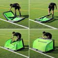 Quickplay Pro Alu Training football goal 180 x 120 cm black/green 8