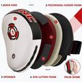 RDX Focus Pad With Strap white trainer paws 5