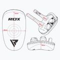 RDX T3 Muay Thai Training Shield Kick Pads white/black 6