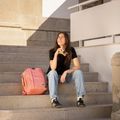 Travel backpack CabinZero Classic Tech 28 l pink 15