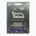 Peaty's X Chris King MK2 Presta Tubeless Valves Set 60 mm violet 2