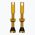 Peaty's X Chris King MK2 Presta Tubeless Valves Set 42 mm gold