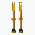 Peaty's X Chris King MK2 Presta Tubeless Valves Set 60 mm gold
