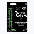 Peaty's X Chris King MK2 Presta Tubeless Valves Set 80 mm emerald 2