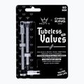 Peaty's X Chris King MK2 Presta Tubeless Valves Set 80 mm silver 2