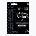 Peaty's X Chris King MK2 Presta Tubeless Valves Set 80 mm slate 2