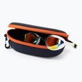 ZONE3 Protective Swim Goggle Case navy/orange swimming goggle case 2
