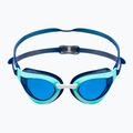 ZONE3 Viper Speed Streamline Smoke navy/turquoise/blue swim goggles SA19GOGVI103 2